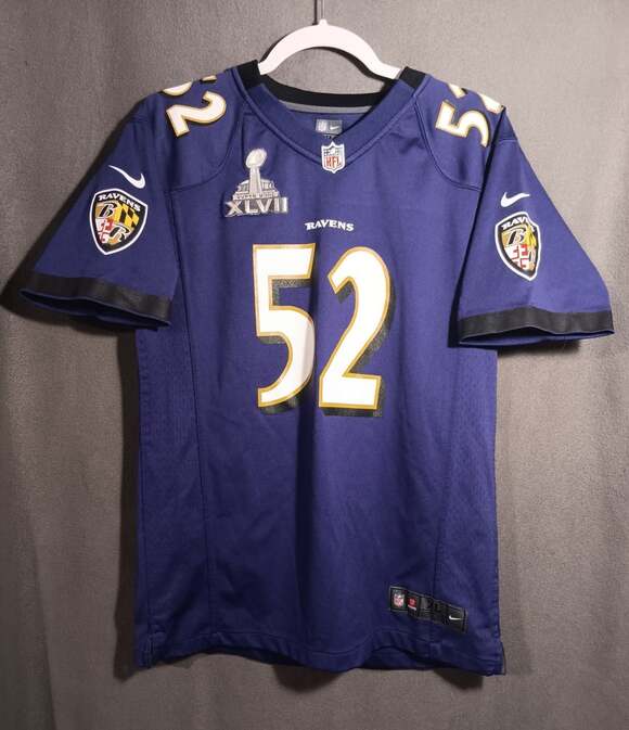 Nike Other - Ravens Ray Lewis #52 XL Youth Nike NFL Super Bowl Jersey Baltimore Ravens